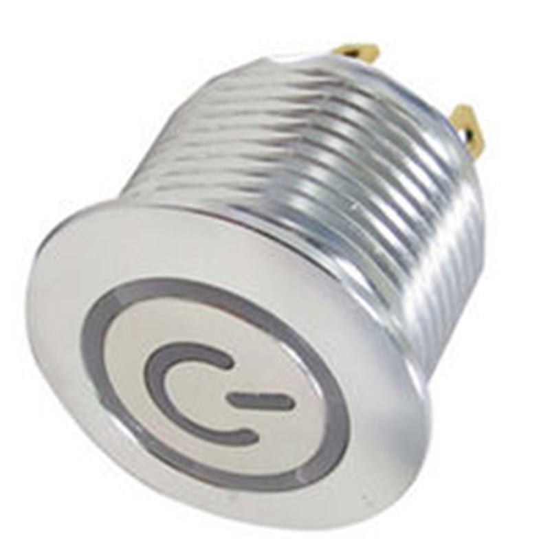 16mm 金屬?gòu)?fù)位按鍵開關(guān)